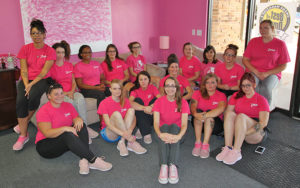 Group Photo of the Pink Shoe Cleaning Crew | Employment Opportunities | job application | omaha